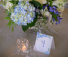 Hydrangea & Blueberries table number Brea McDonald Photo