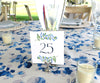 Blueberries table number