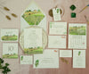 Vineyard wedding invitation suite