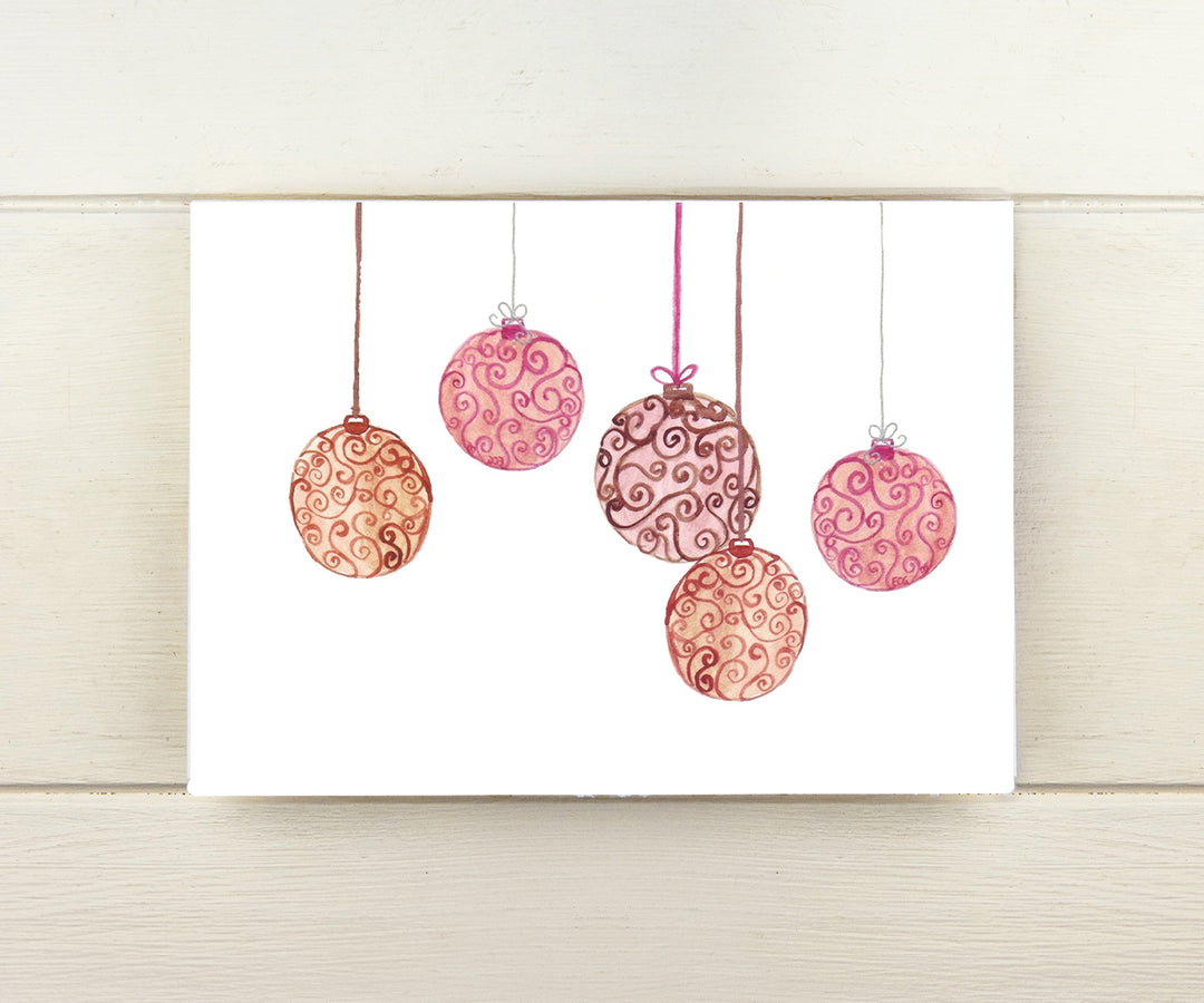 Vintage Ornaments Holiday Card