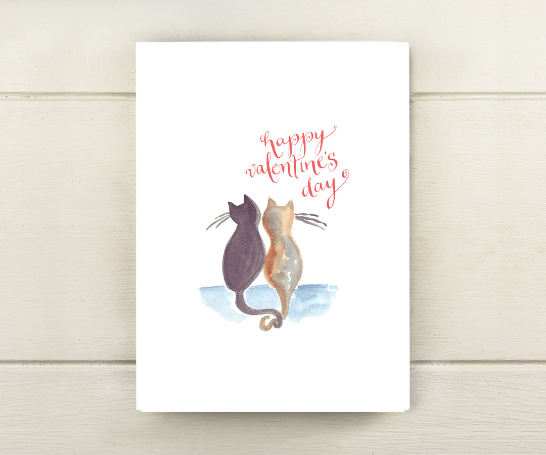 2007 Vintage Cats Valentine Card