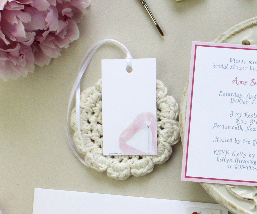 Wedding Dress Gift Tags