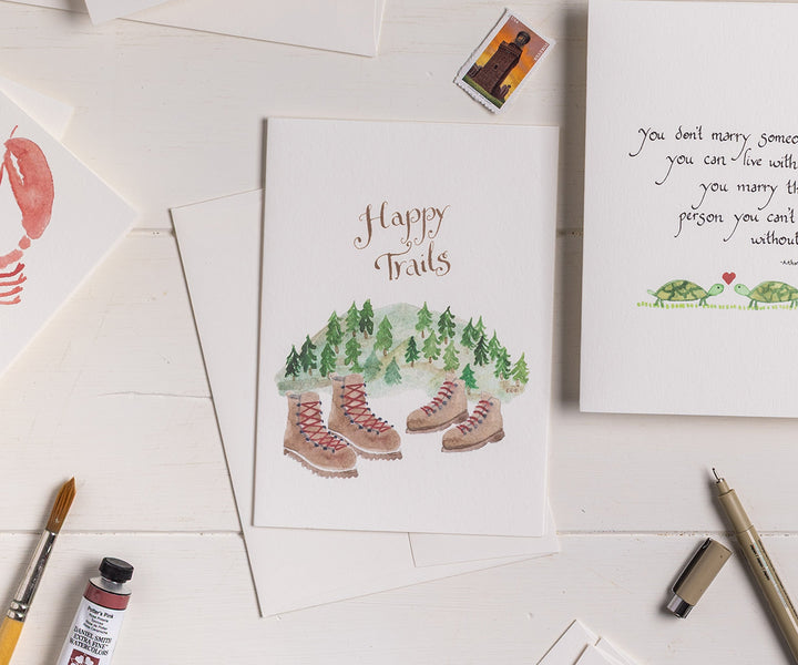 Happy Trails Hiking Card