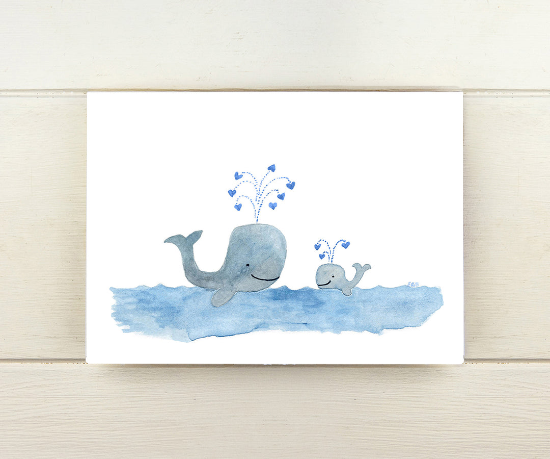 Baby Whales Card