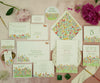 wildflowers wedding invitation suite