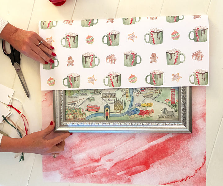 Cocoa & Cookies 2-sided Gift Wrap