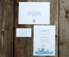 Blue Whale Baby Shower Invitation