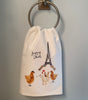 Three French Hens Tea Towel