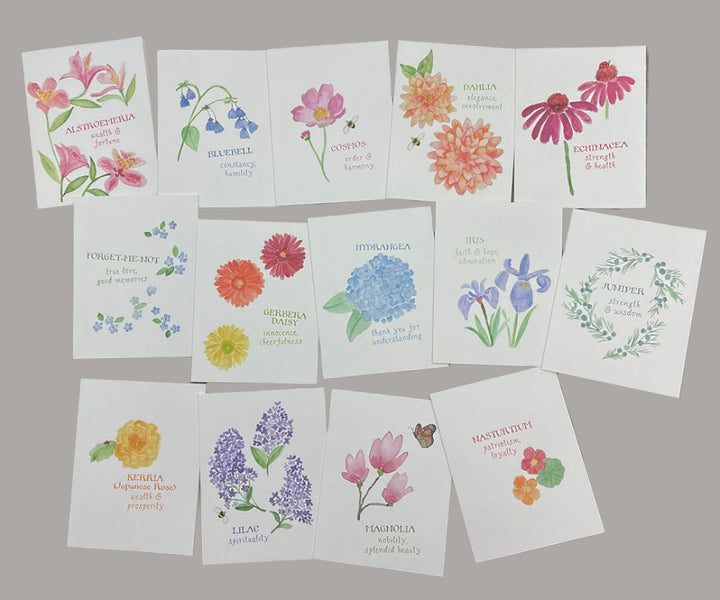 language of flowers A-N