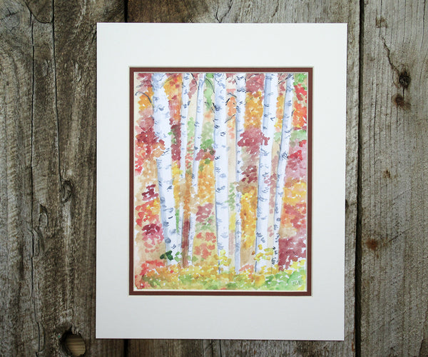 birch tree print