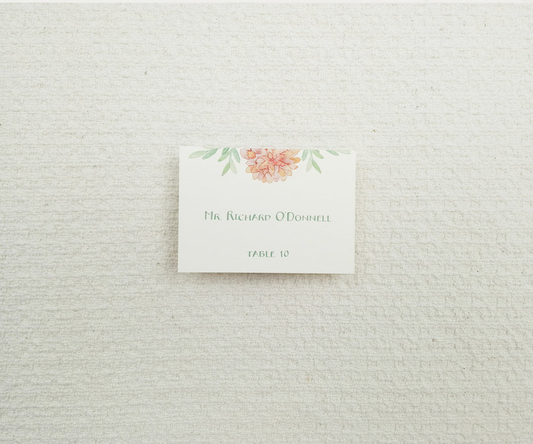 Autumn Bouquet Place Card