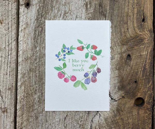 Berry Valentine card