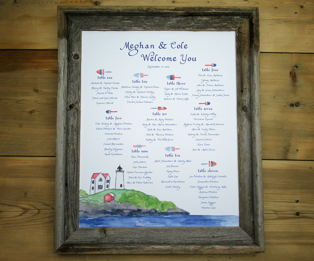 Buoys Seating Chart – El’s Cards