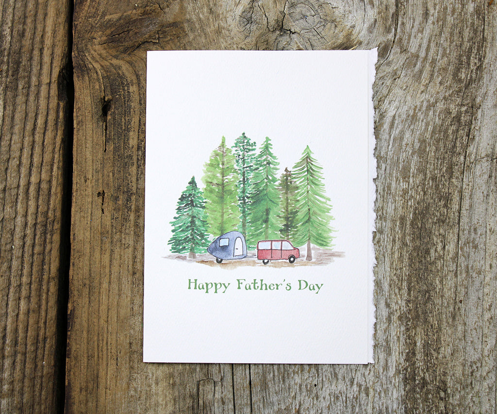 Camping Dad Father's Day Card