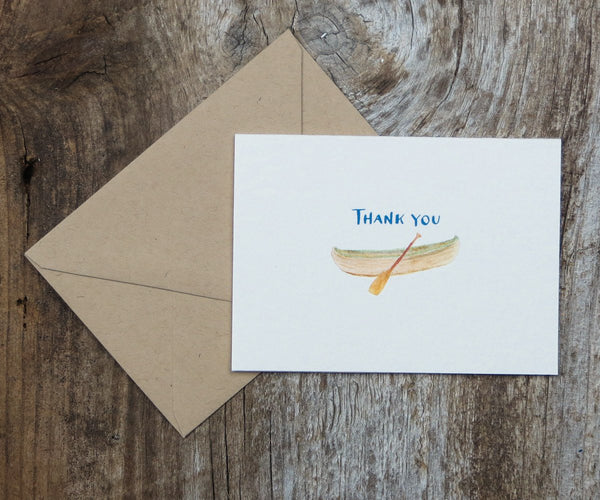 Canoe thank you note