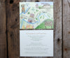 New Hampshire custom wedding map