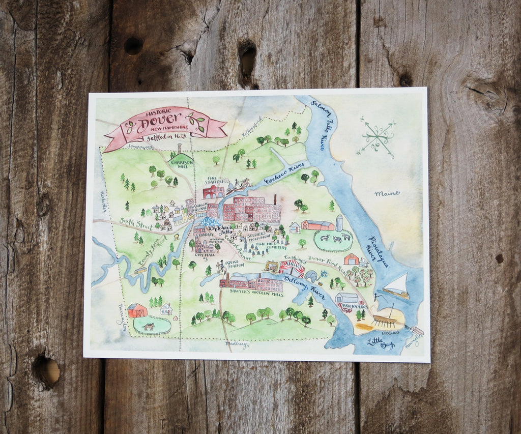 Map of Dover, NH – El's Cards