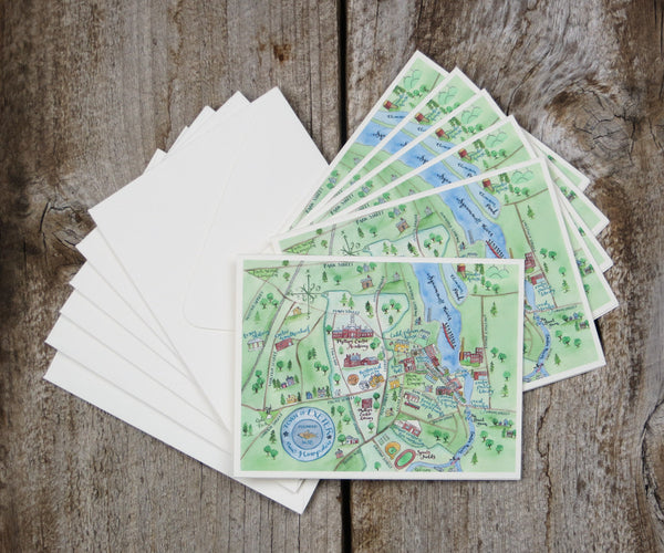 Map Note Cards El's Cards