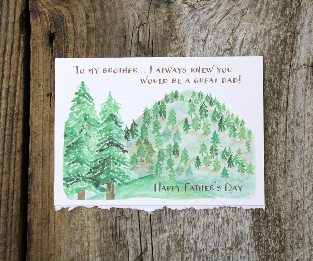 For a Brother Father's Day Card