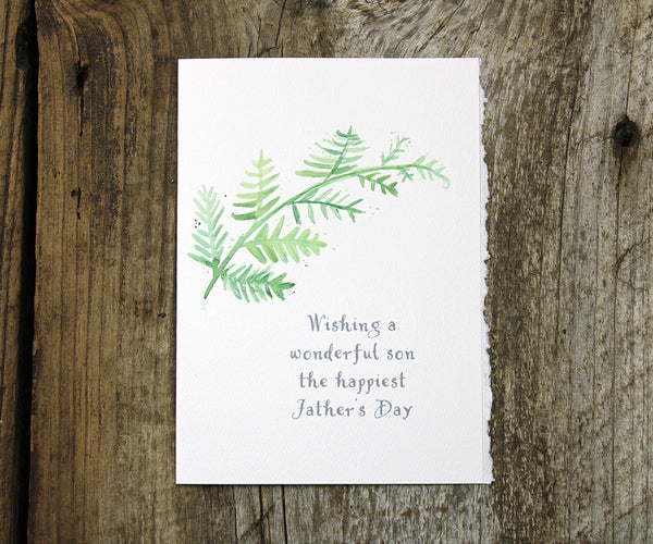 For a Son Father's Day Card