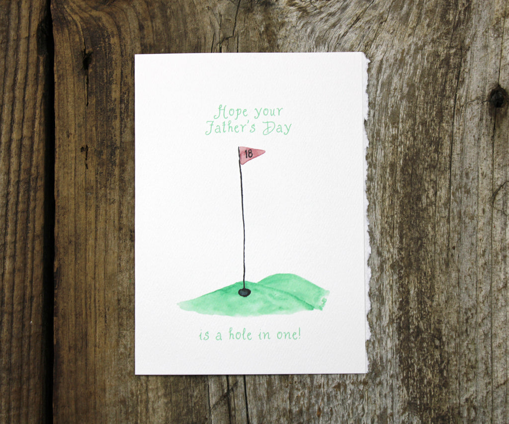 Hole in One Father's Day Card