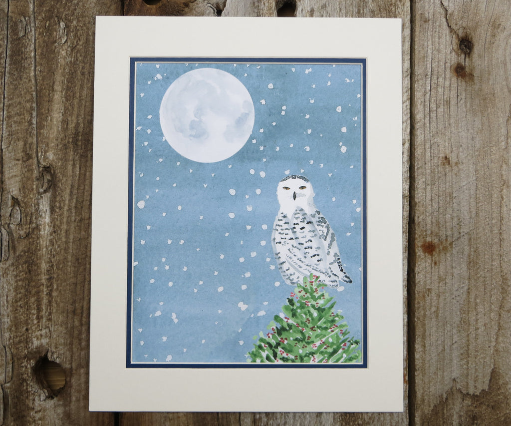 snowy owl print