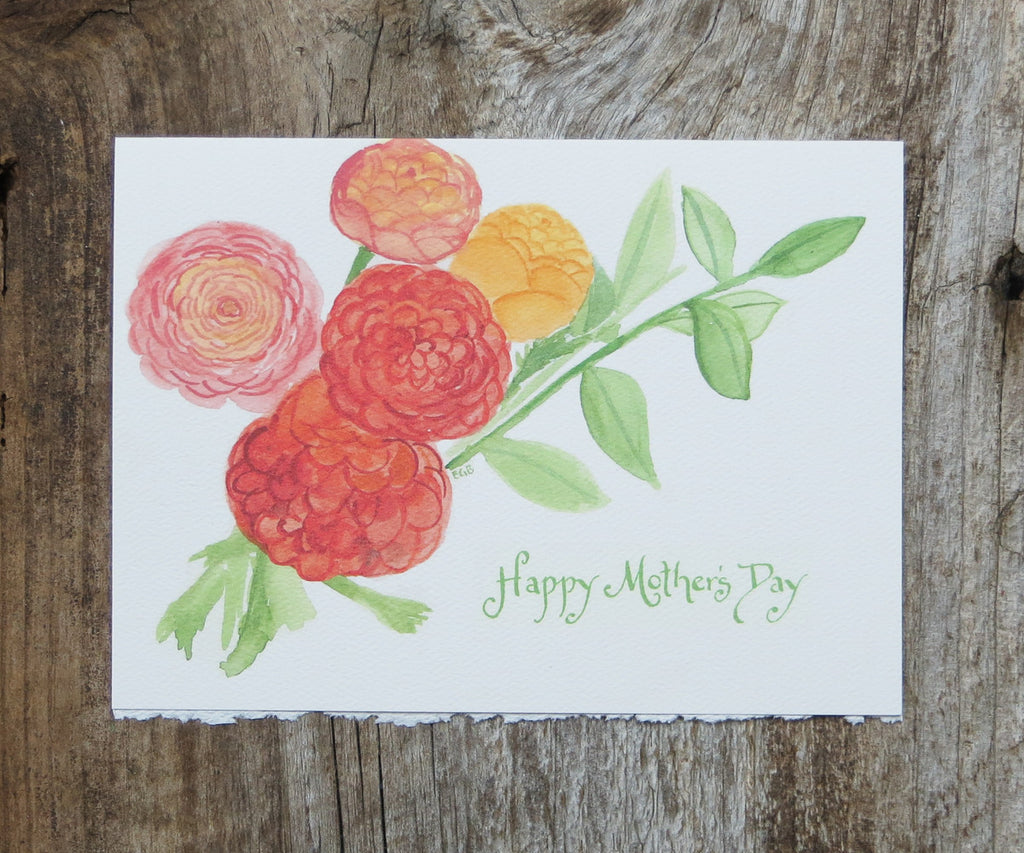 Ranunculus Mother's Day Card