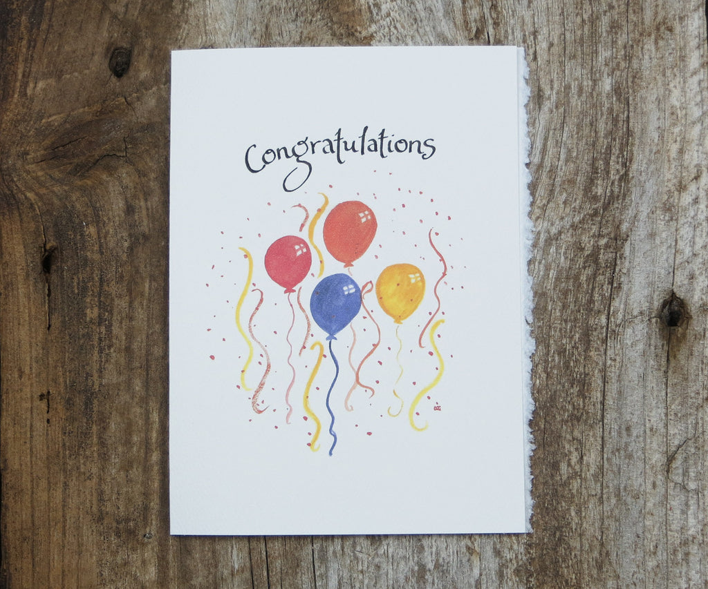 Balloons Congratulations Card