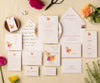 Jar of Blossoms wedding invitations 