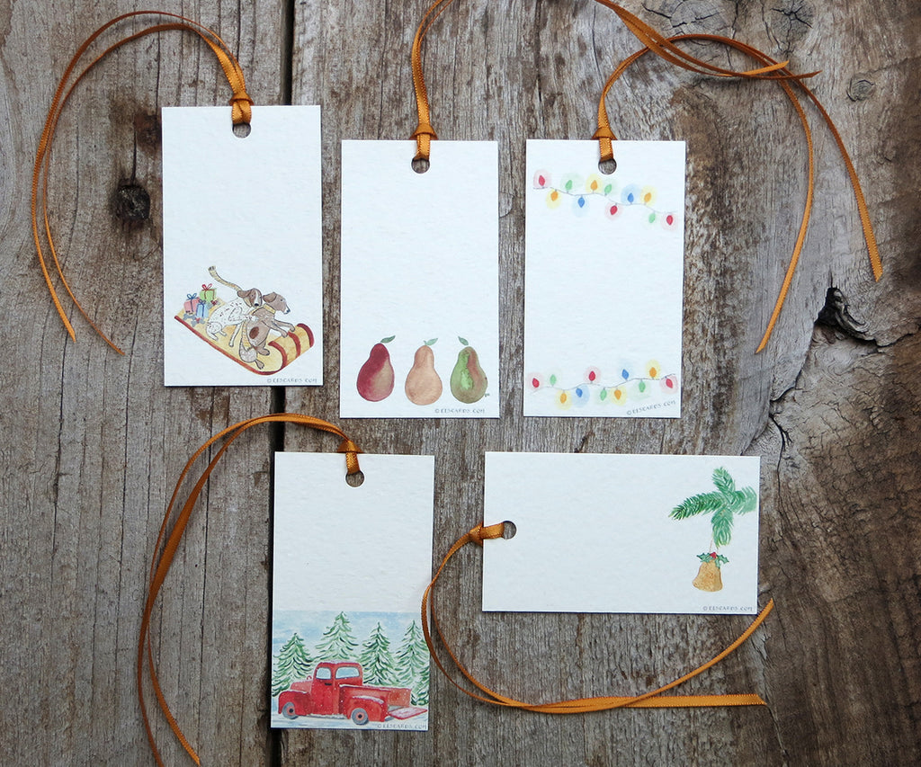 Joy Holiday Gift Tags