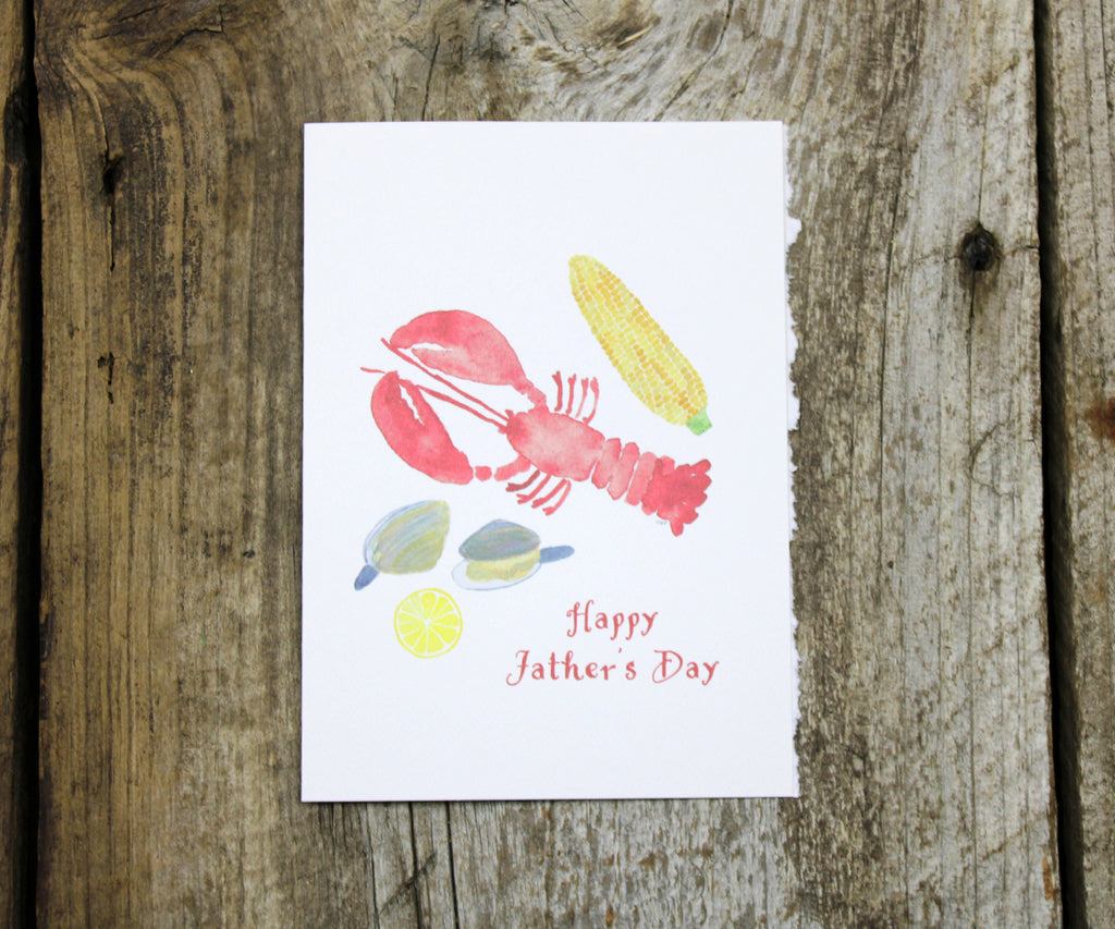 Lobster Bake Father's Day Card