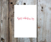 Lucky Heart Valentine Card