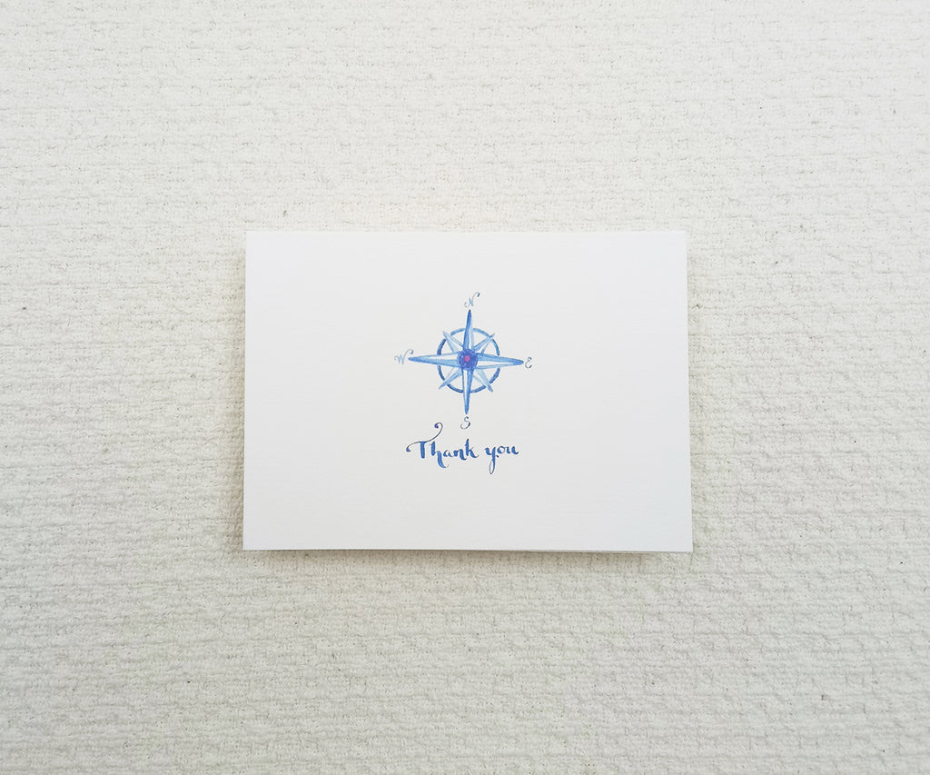 Nautical Rope Thank You Notes