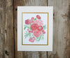 anemone and rose print