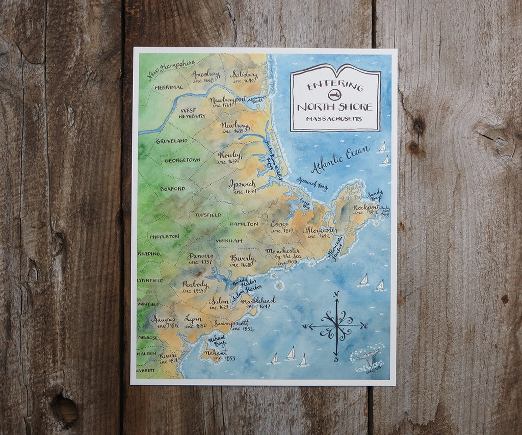 North Shore Massachusetts Map