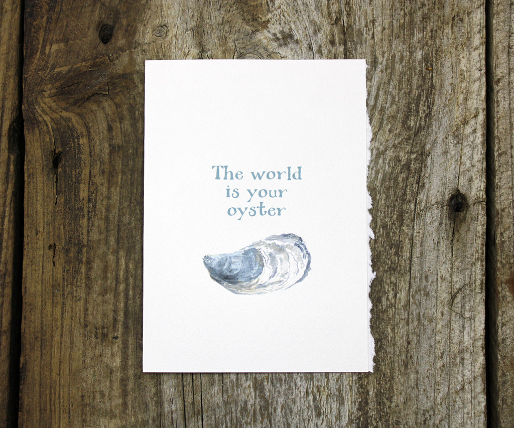 Oyster Shell Card