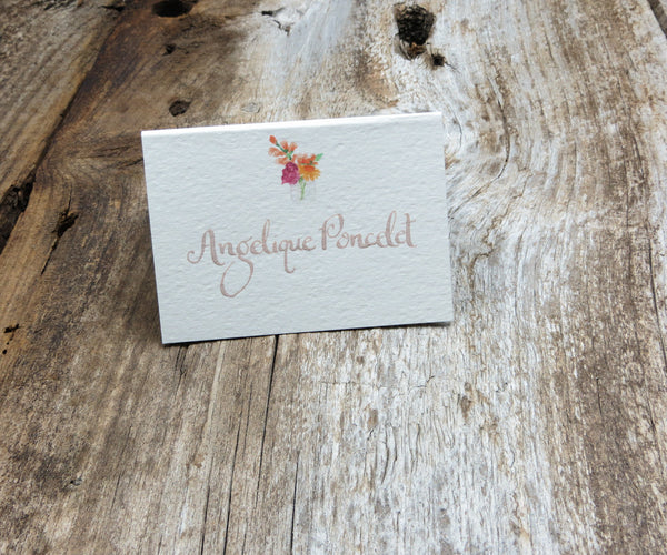 Jar of Blossoms Escort/Place Card