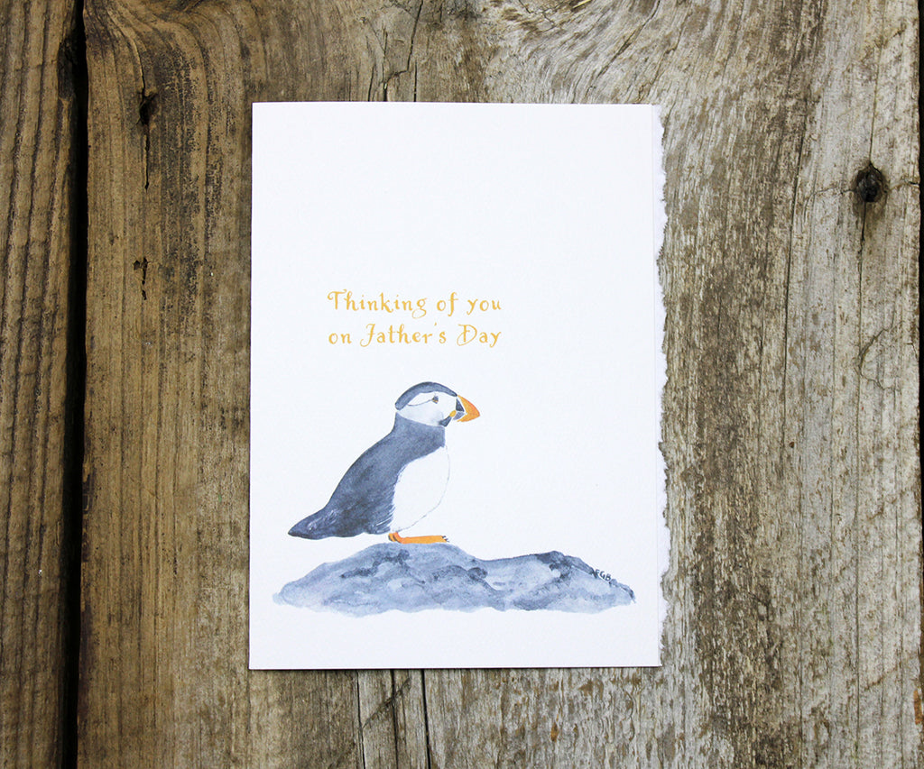 Puffin Father's Day Card