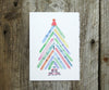 Ski Tree Holiday Card