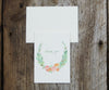 Floral Wreath Thank You Notes