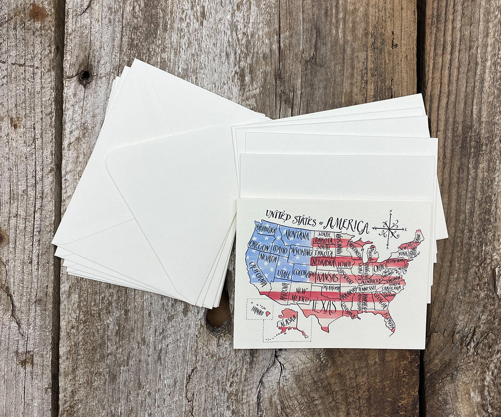 USA Note Cards