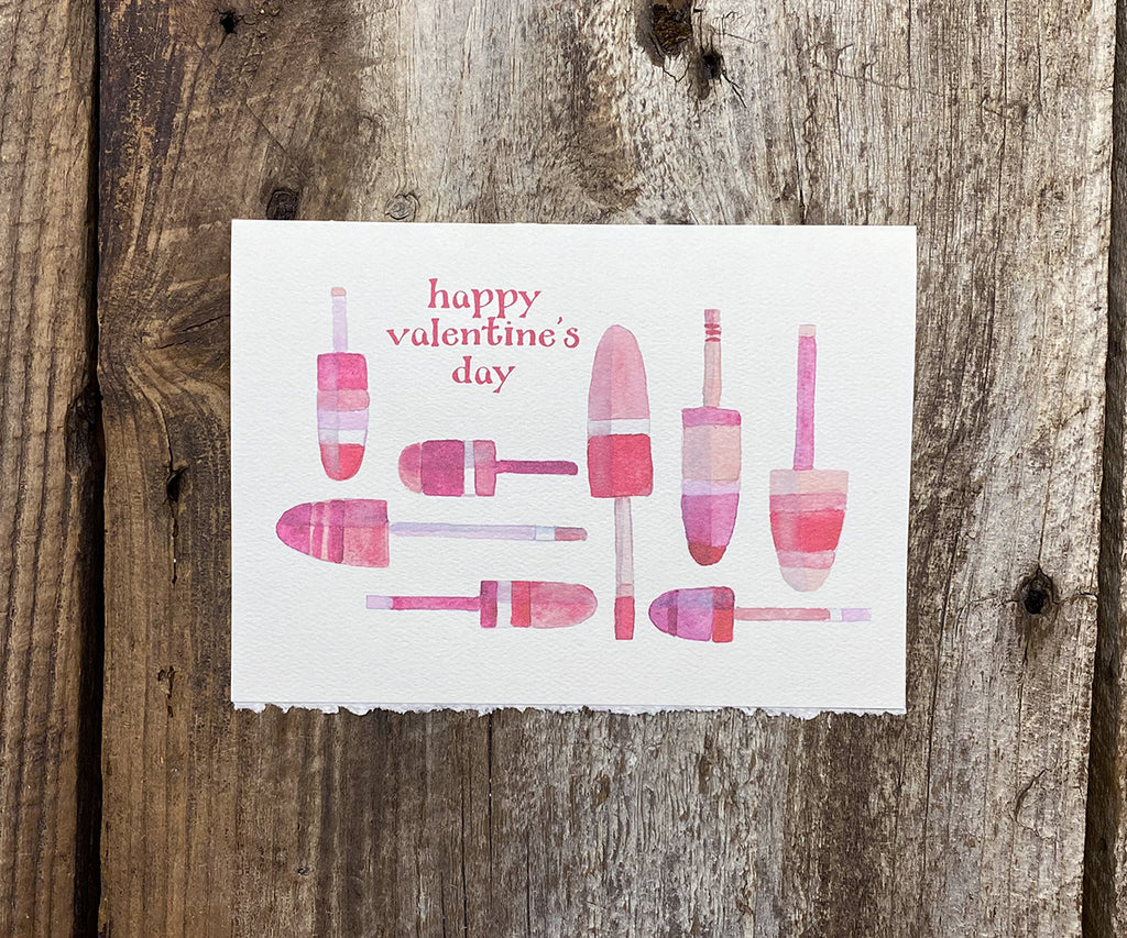 Valentine Buoys Card