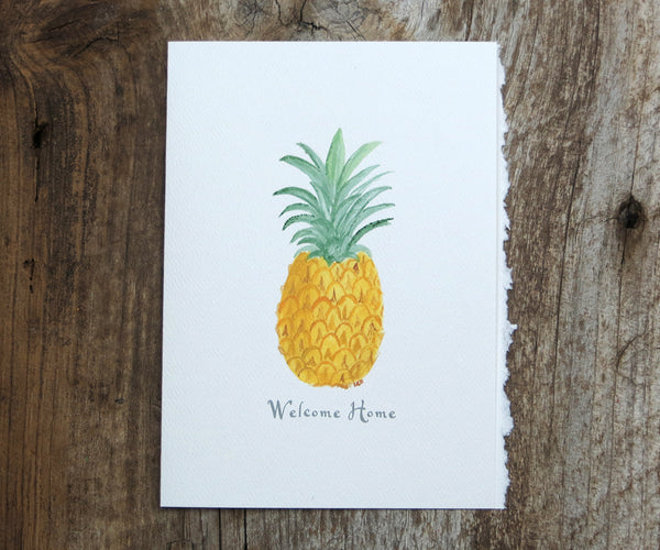Welcoming Pineapple Card