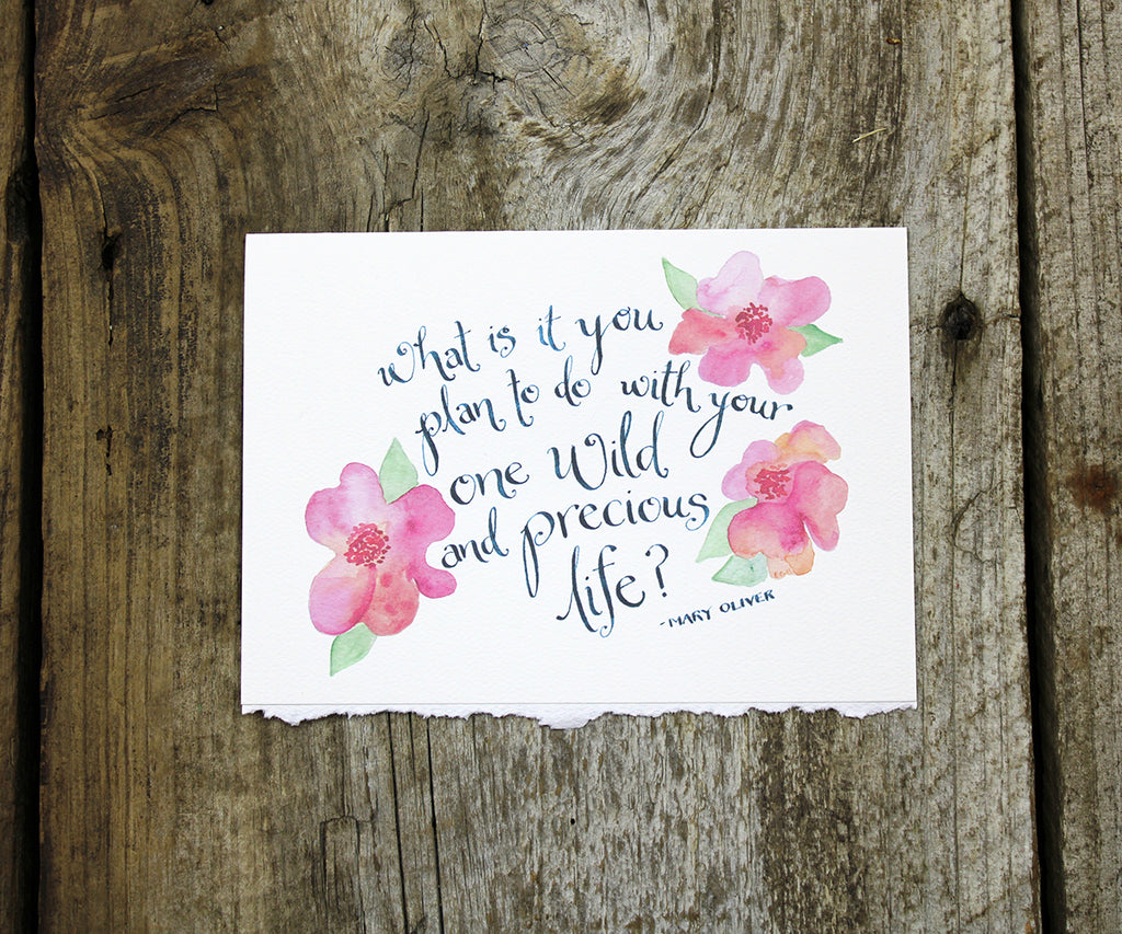 Wild Life Quote Card