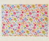 full color floral gift wrap