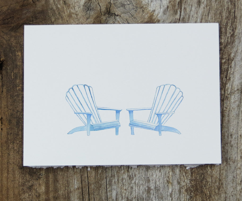 Blue Adirondack Chairs