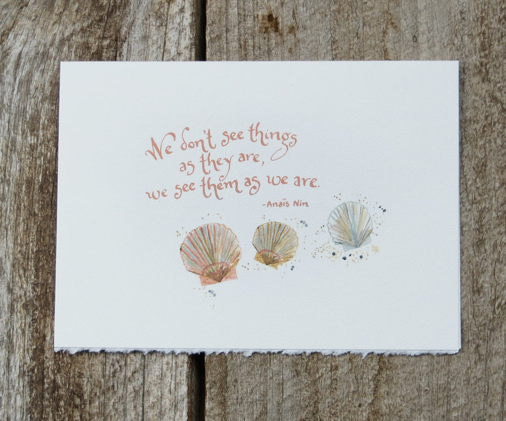 As We Are Quote Card
