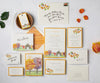 autumn barn wedding invitation