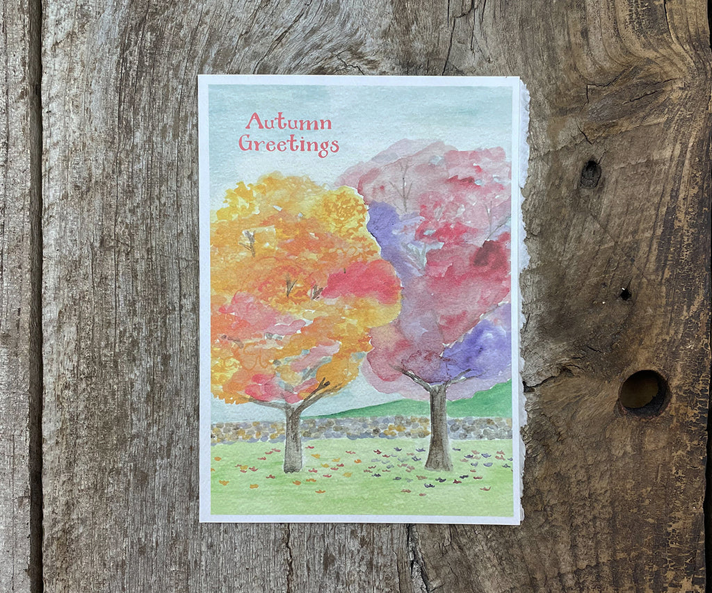 Autumn Trees Card