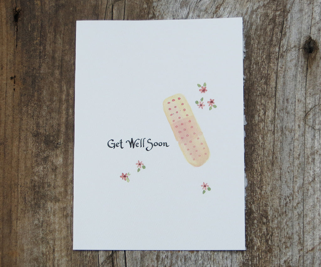 Band Aid Get Well Card